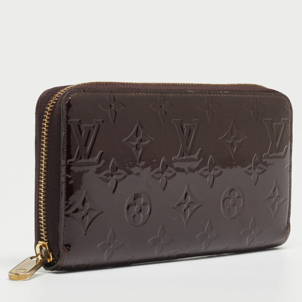 Louis Vuitton Amarante Monogram Vernis Zippy Wallet