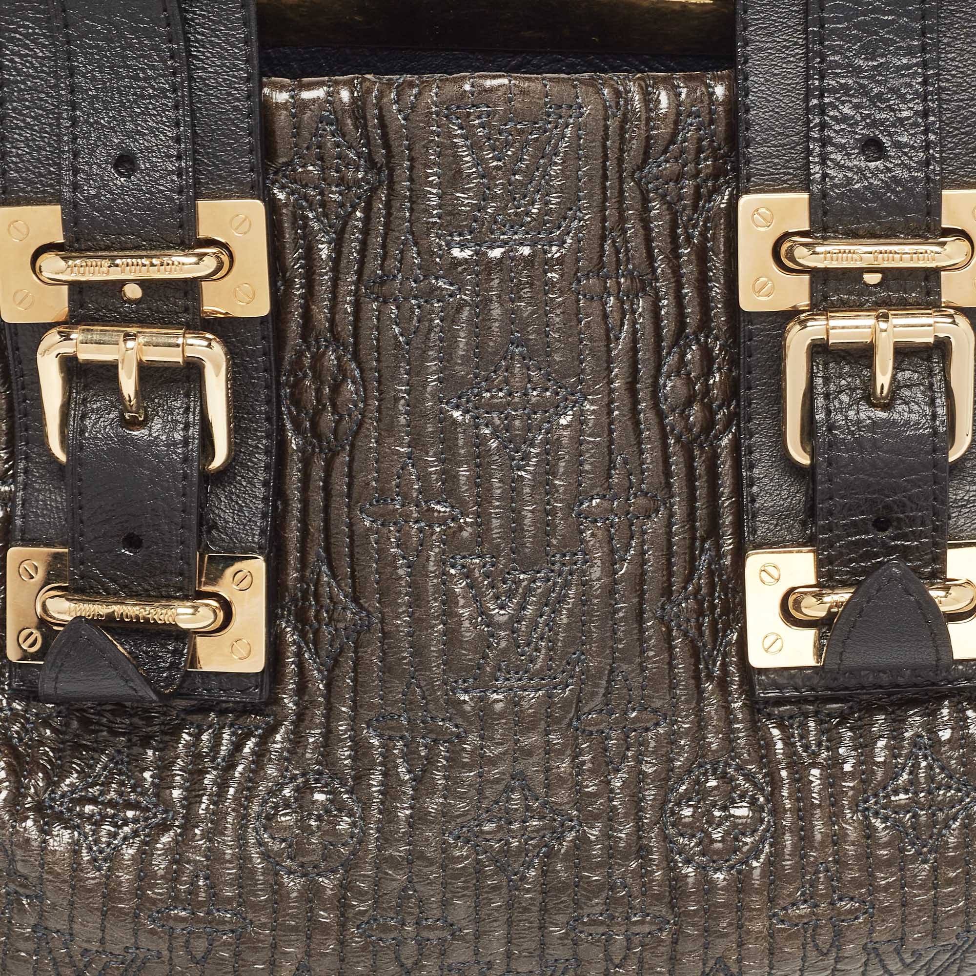 Louis Vuitton Black Monogram Motard Biker Bag..