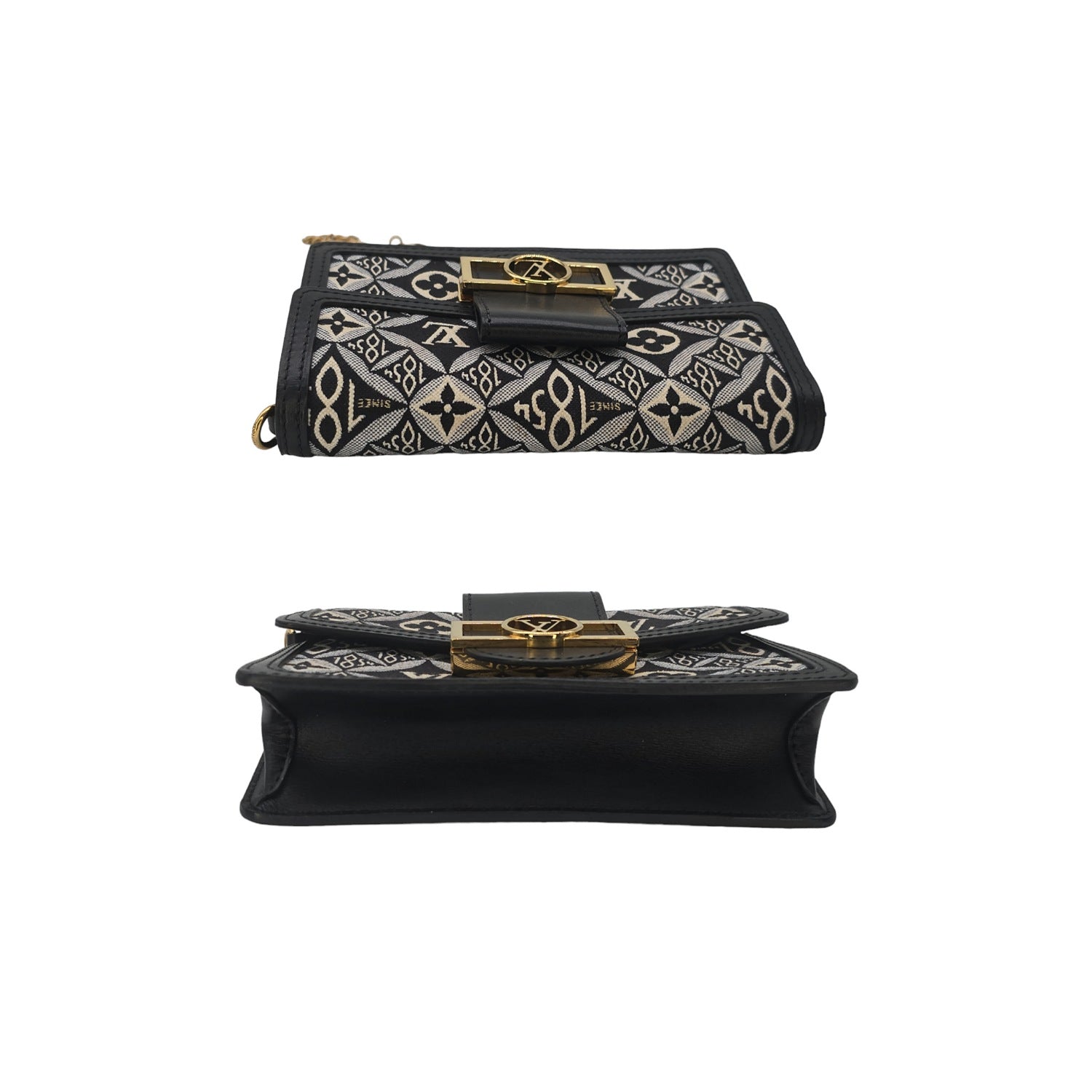 Louis Vuitton Since 1854 Dauphine Monogram Jacquard Chain Wallet