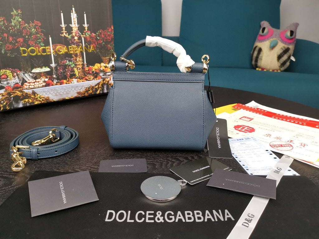 GLAMI Small Sicily Bag In Dauphine Blue For Women 7.5in/19cm GLAMI
