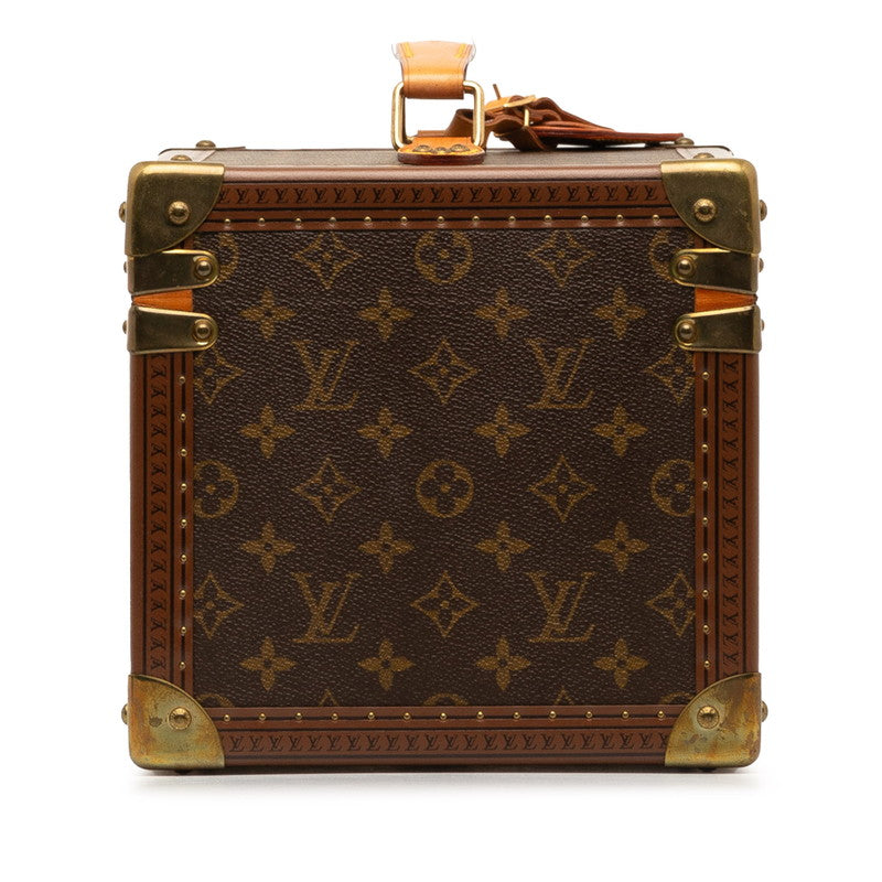 Louis Vuitton Monogram Boat Flakon Handbag  Case Cosmetic Box M21828 Brown PVC Leather  Louis Vuitton
