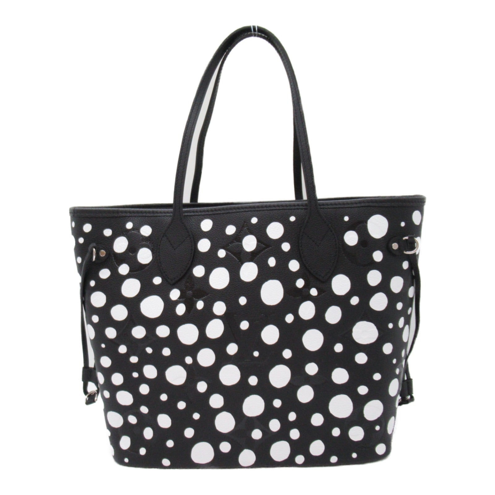 Louis Vuitton LV X YK Newark MM Tote Bag Leather Monogram Emplant  Black M46390