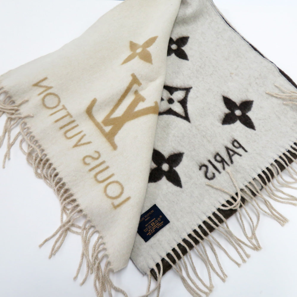 Louis Vuitton M73675 Beige Cashmere 100% Monogram Brown Tea  Mini