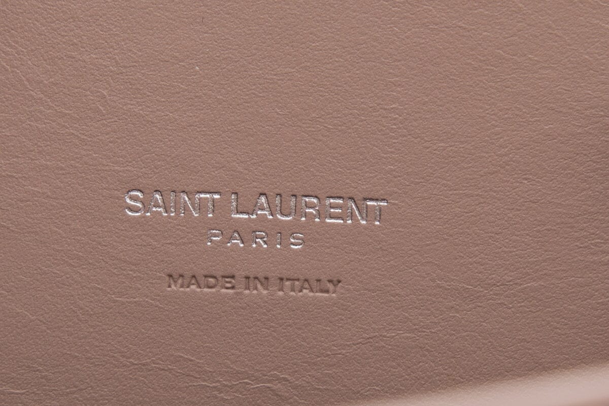 Saint Laurent Blush Sac De Jour Leather Handbag AS IS