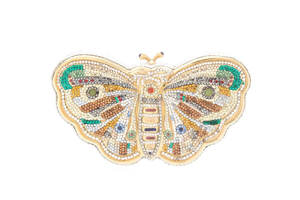 Judith Lieber Vintage Crystal Butterfly Clutch