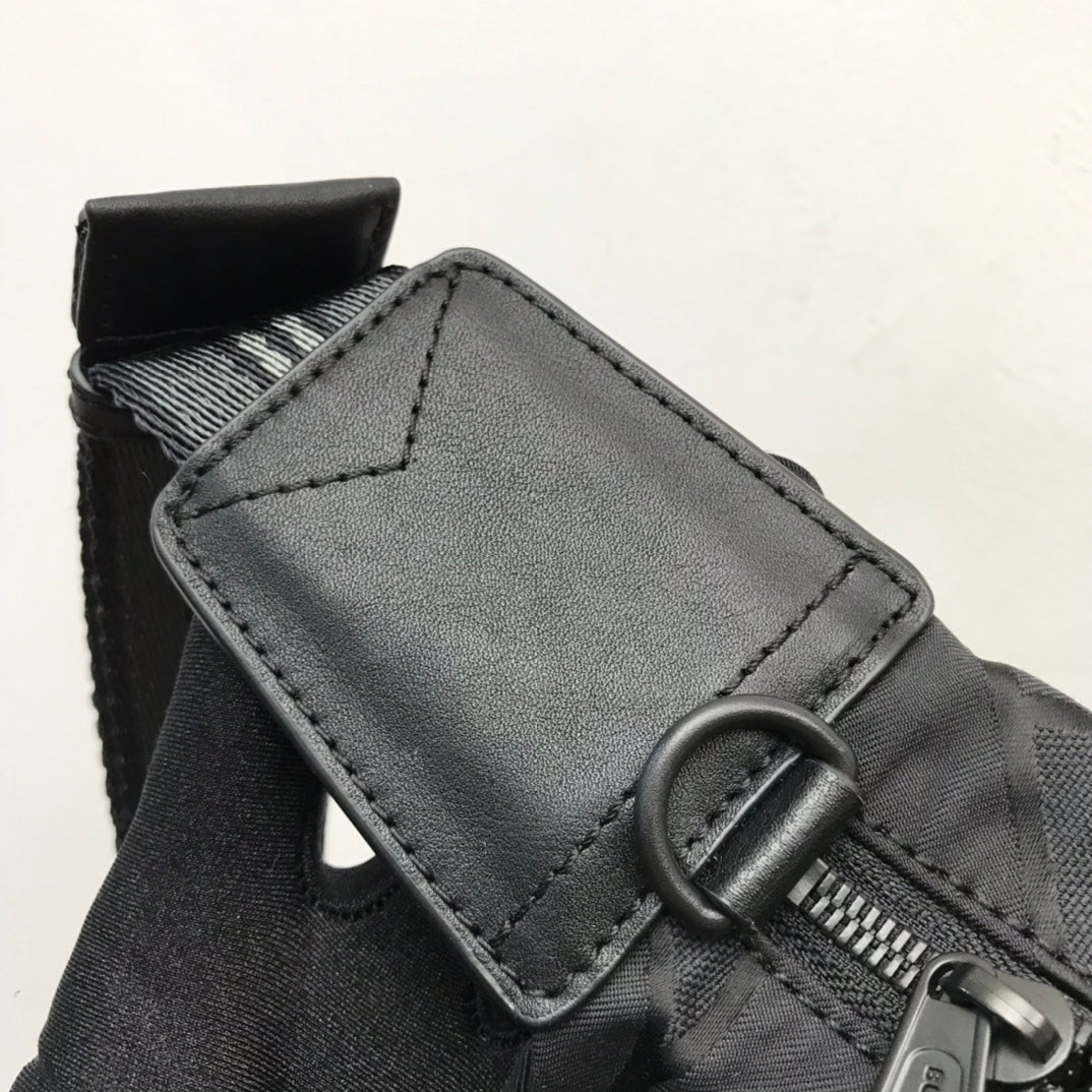 GLAMI Monogram Recycled Polyester Sonny Bum Bag Black For Men, Bags 12.2in/31cm