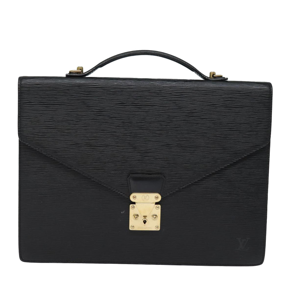 Louis Vuitton Porte Documents  Leather Briefcase Bag
