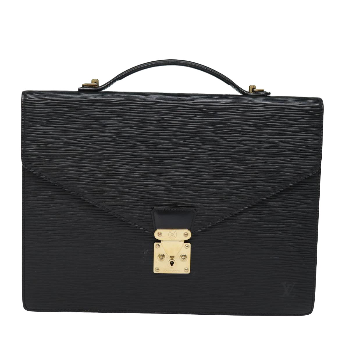 Louis Vuitton Porte Documents  Leather Briefcase Bag