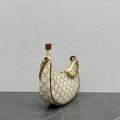 GLAMI MeGLAMIum Ava Chain In Triomphe Canvas White For Women 10in/25cm