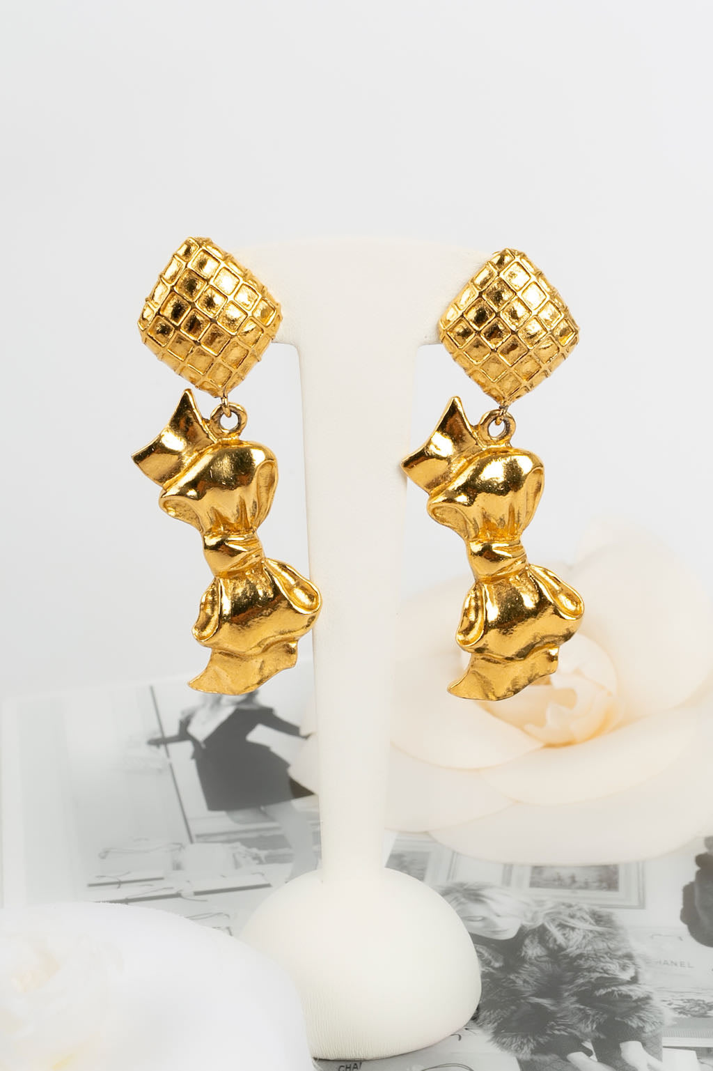 Boucles d'oreilles dorÃƒÆ’Ã‚Â©es Chanel