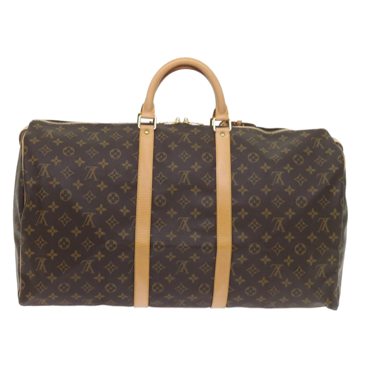 Louis Vuitton Keepall 55  Canvas Travel Bag ()