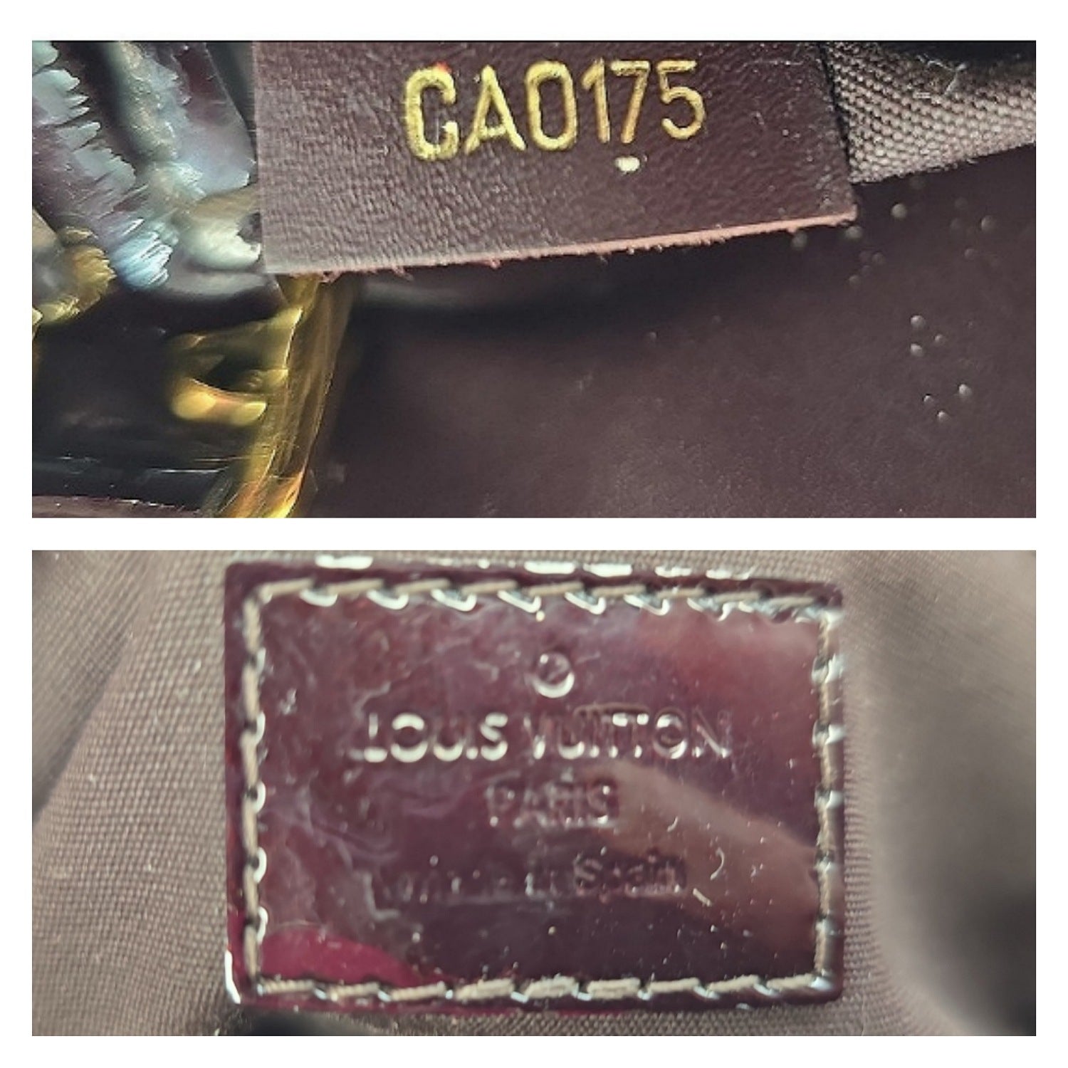 Louis Vuitton Monogram Amarante Vernis Montaigne MM Satchel