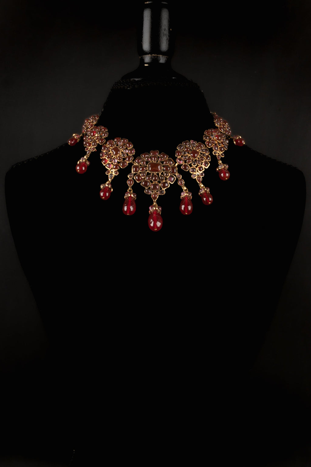 Collier en pâte de verre Chanel