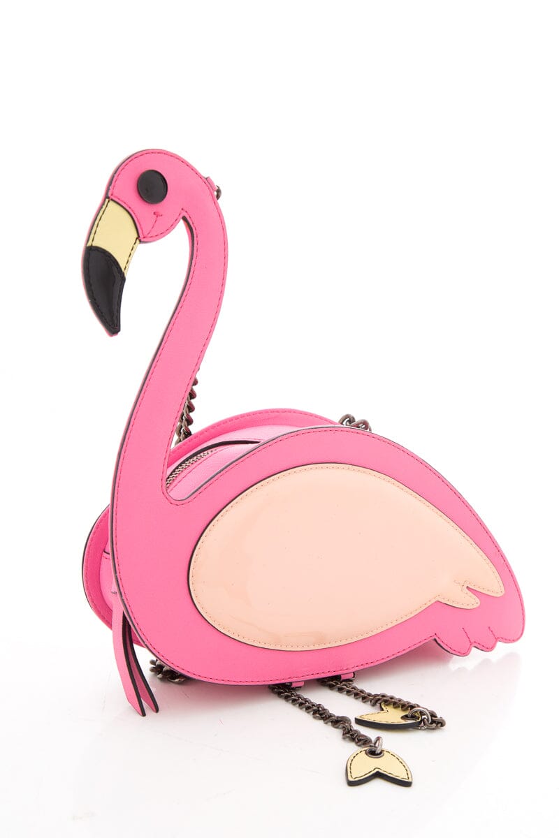 Moschino Cheap & Chic Pink Flamingo Shoulder Bag