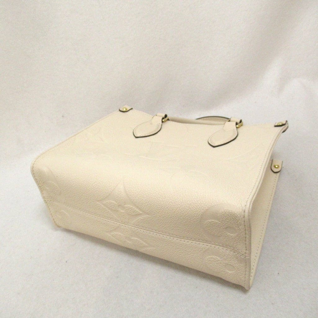 Louis Vuitton Louis Vuitton On The Gor PM Tote Bag 2w Shoulder Bag Leather Monogram Amplant  Ivory M46569