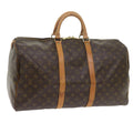 Louis Vuitton Keepall 50  Canvas Travel Bag ()