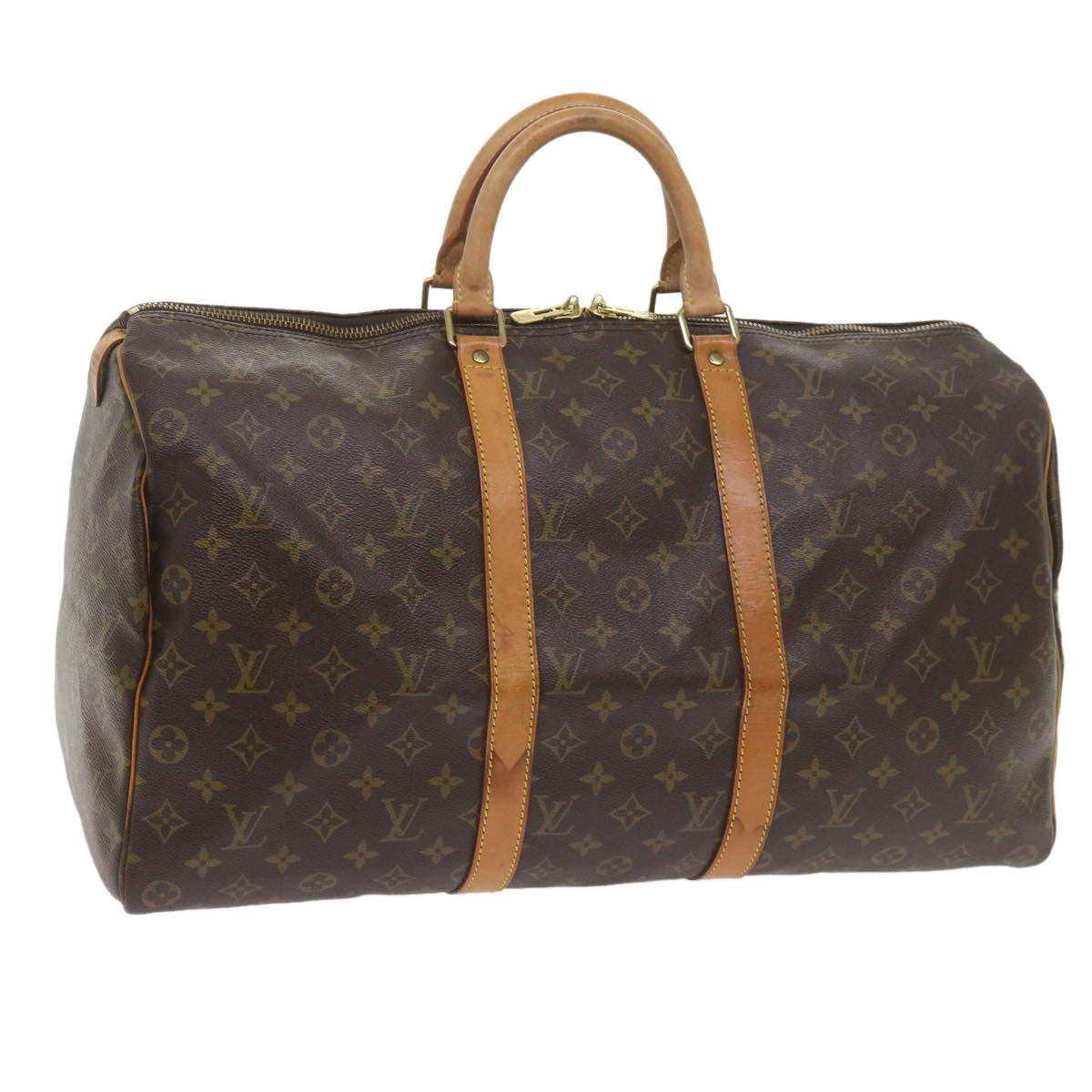 Louis Vuitton Keepall 50  Canvas Travel Bag ()