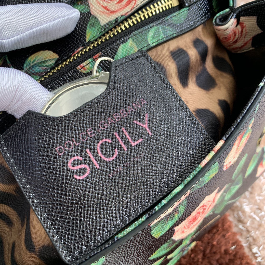 GLAMI MeGLAMIum Sicily Handbag Unique Print Motifs Muticolour For Women 10.2in/26cm GLAMI