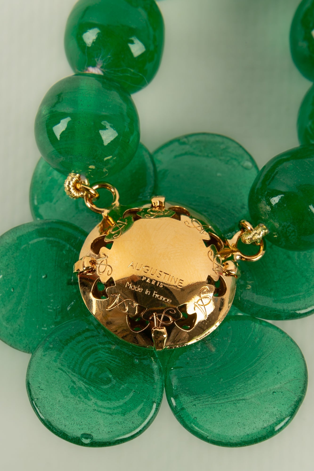 Collier camÃƒÆ’Ã‚Â©lia vert Augustine