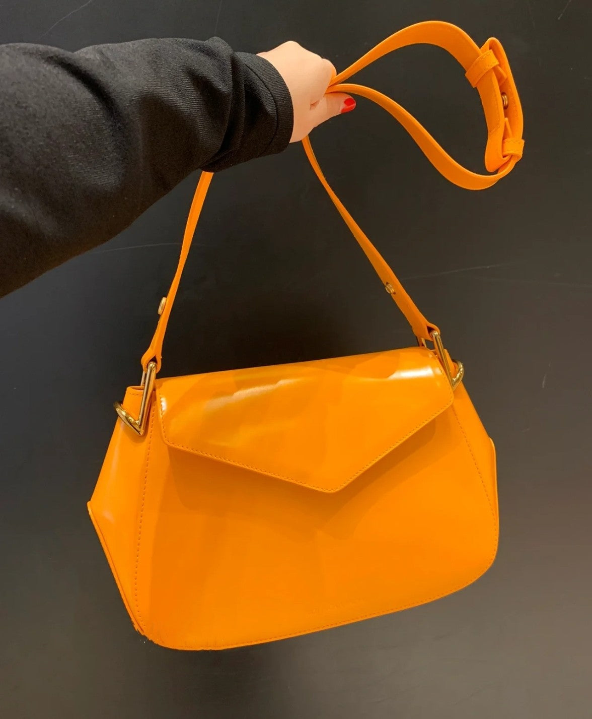 GLAMI Toyin Axillary Bag Orange, For Women, Bags 11in/28cm
