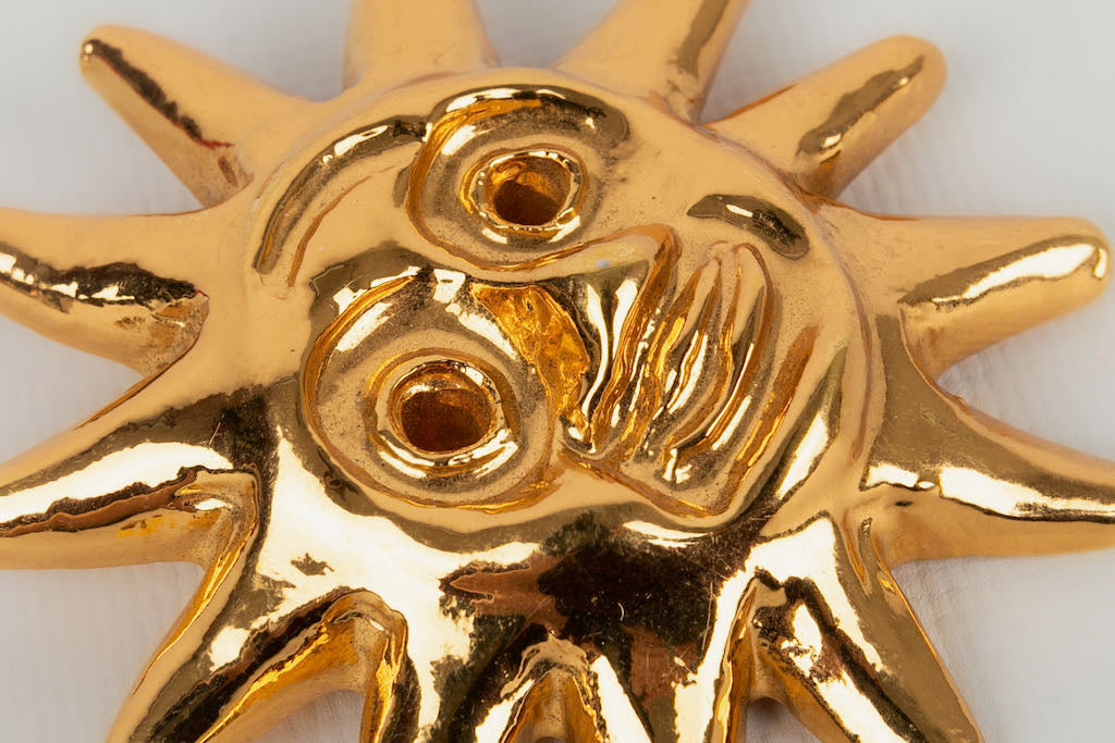 Broche soleil Christian Lacroix