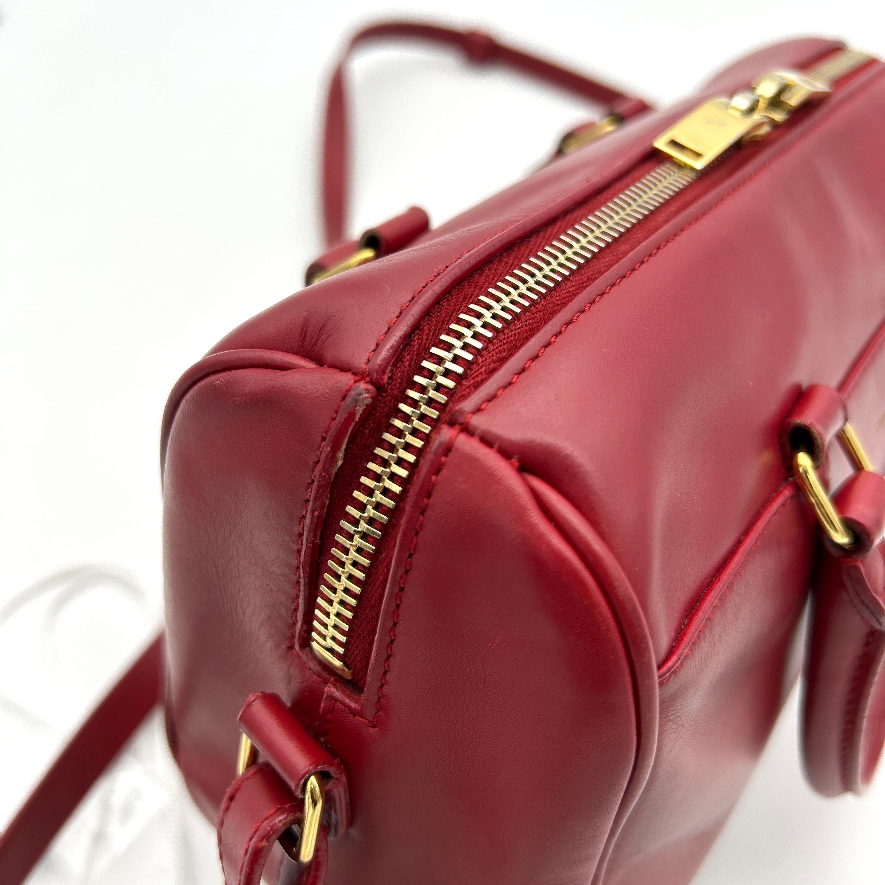 Saint Laurent Classic Baby Duffle Bag - Red Crossbody Bags, Handbags LA7641