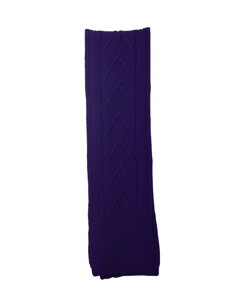 Louis Vuitton Knit Scarf in Purple Wool