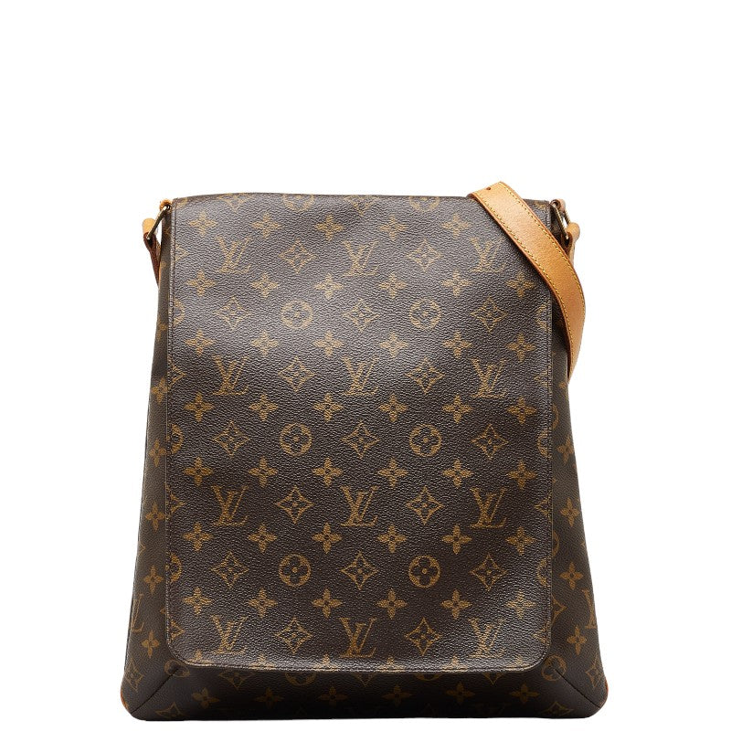Louis Vuitton Monogram Musette  Shoulder Bag M51256 Brown PVC Leather  Louis Vuitton