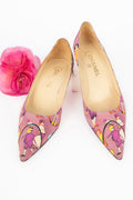 Escarpins en toile Chanel