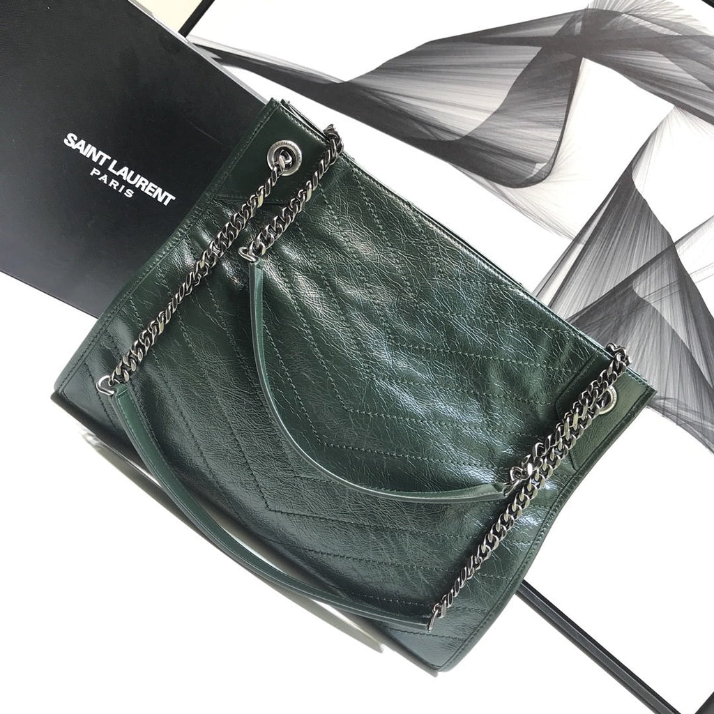 GLAMI Niki MeGLAMIum Shopping Bag Green For Women 12.6in/32cm YSL