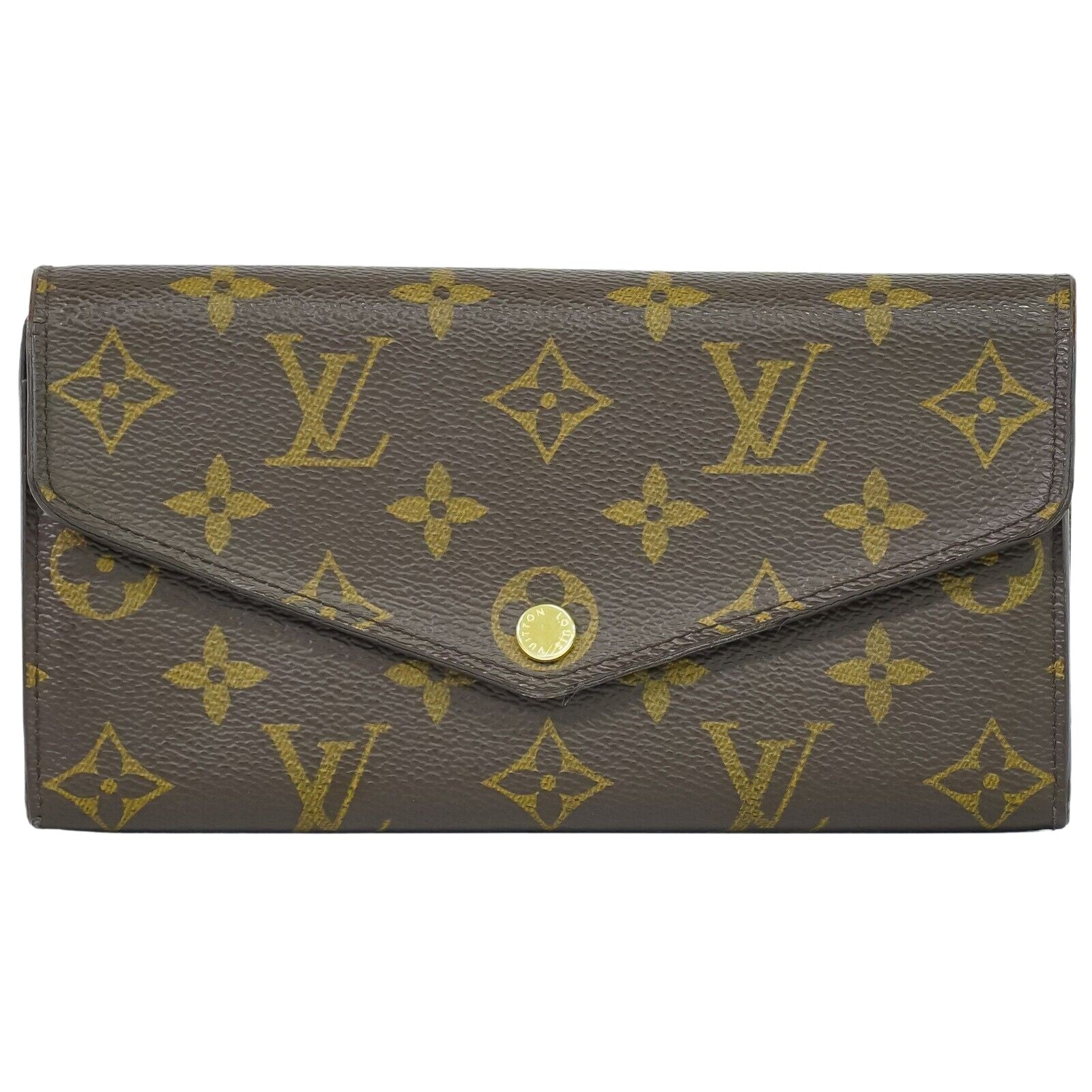 Louis Vuitton Portefeuille Sarah  Canvas Wallet