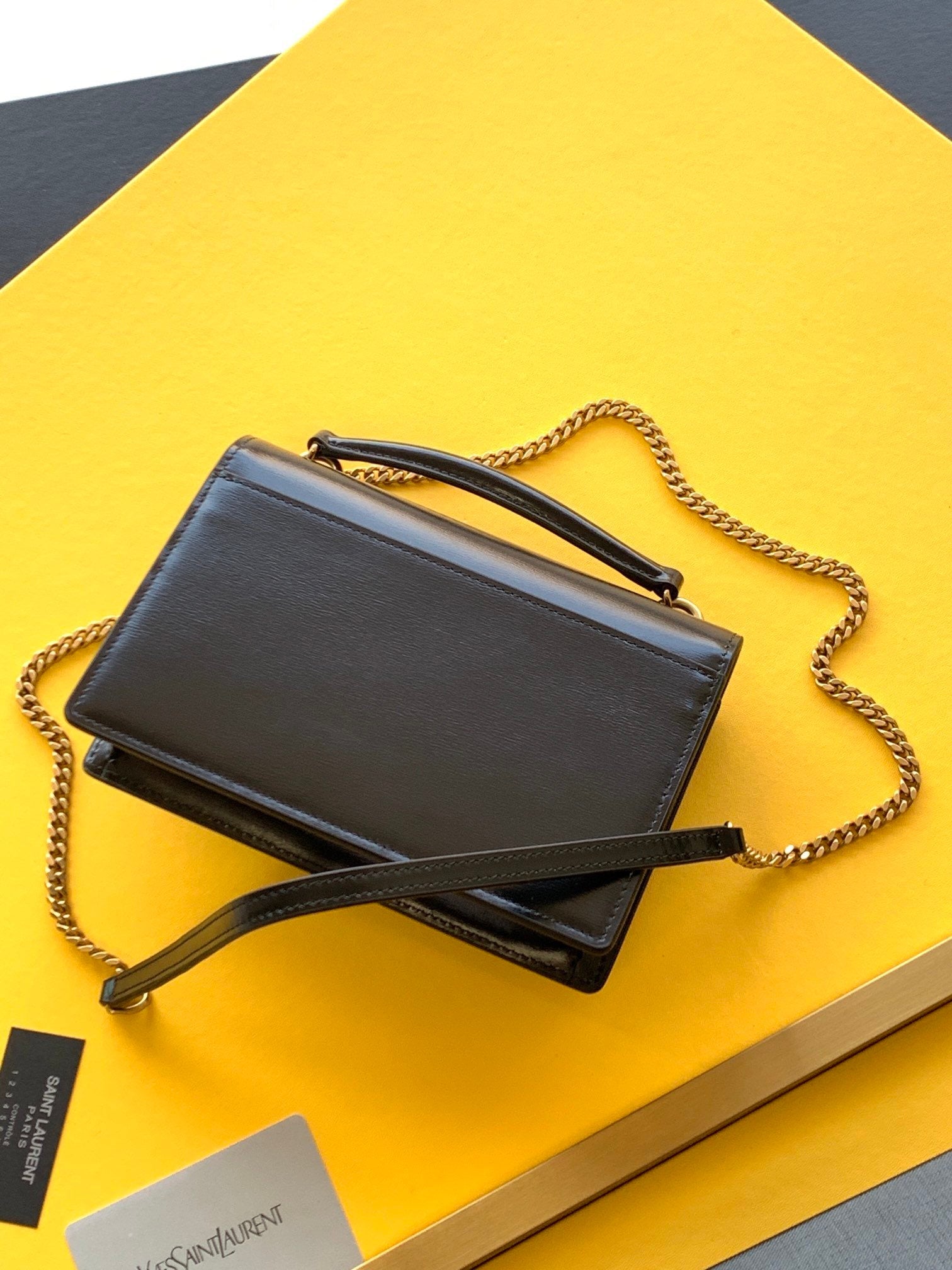 GLAMI Sunset Chain Bag With Gold Hardware For Women 7.4in/19cm YSL 533026D422W1000