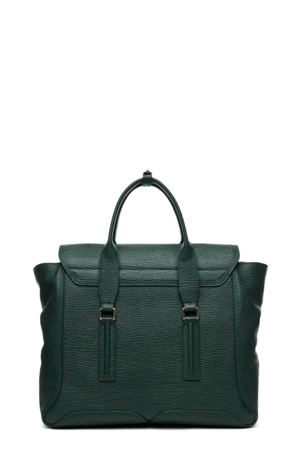Large Pashli Satchel Petrol Green