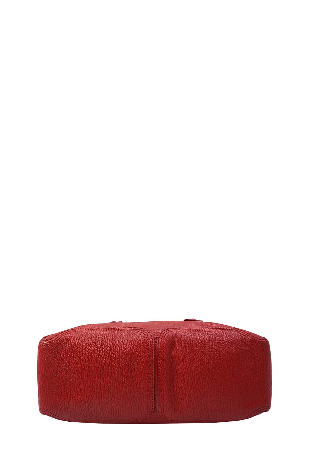 Medium Pashli Satchel Leather Handle Bag Red