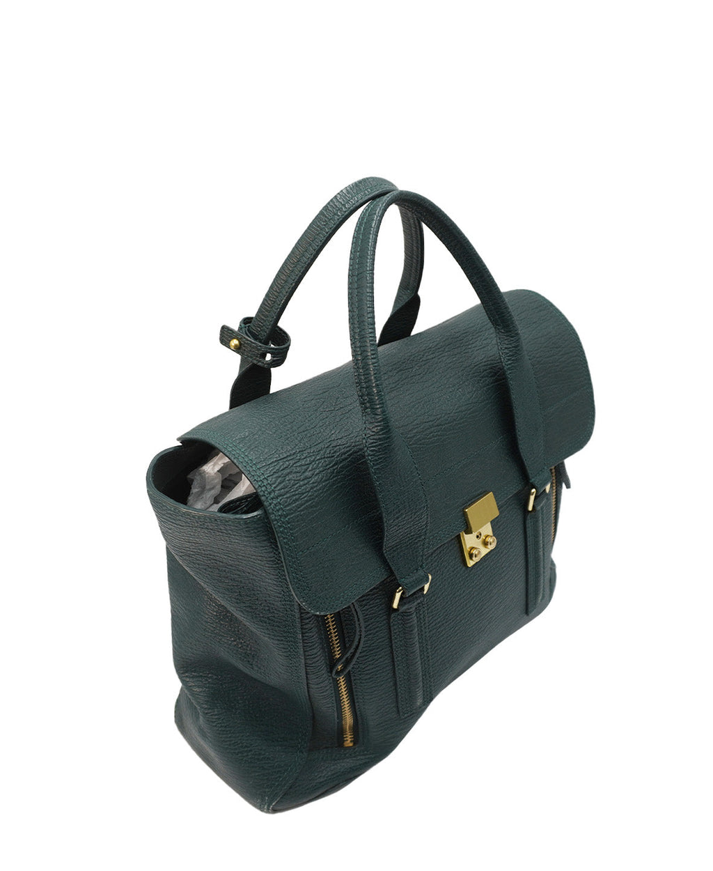 Large Pashli Satchel Green