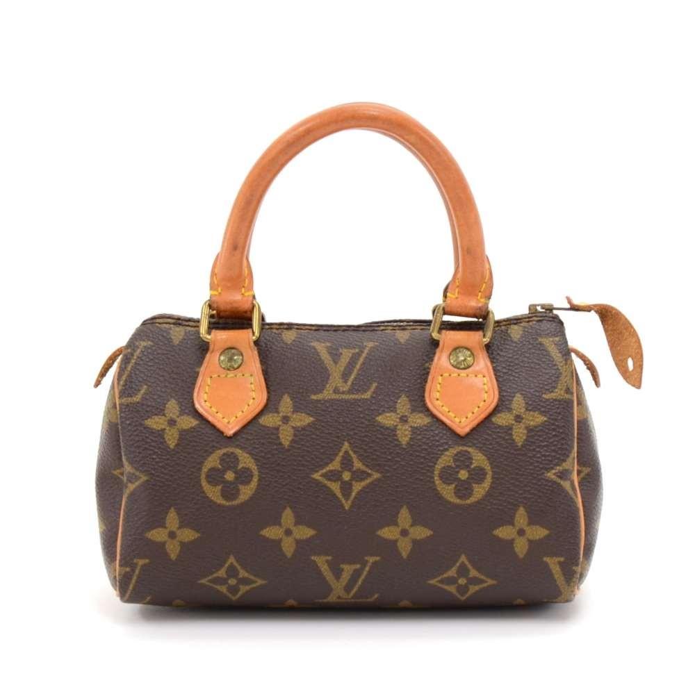 Louis Vuitto Mini Speedy Sac HL Monogram Canvas Handbag with Strap