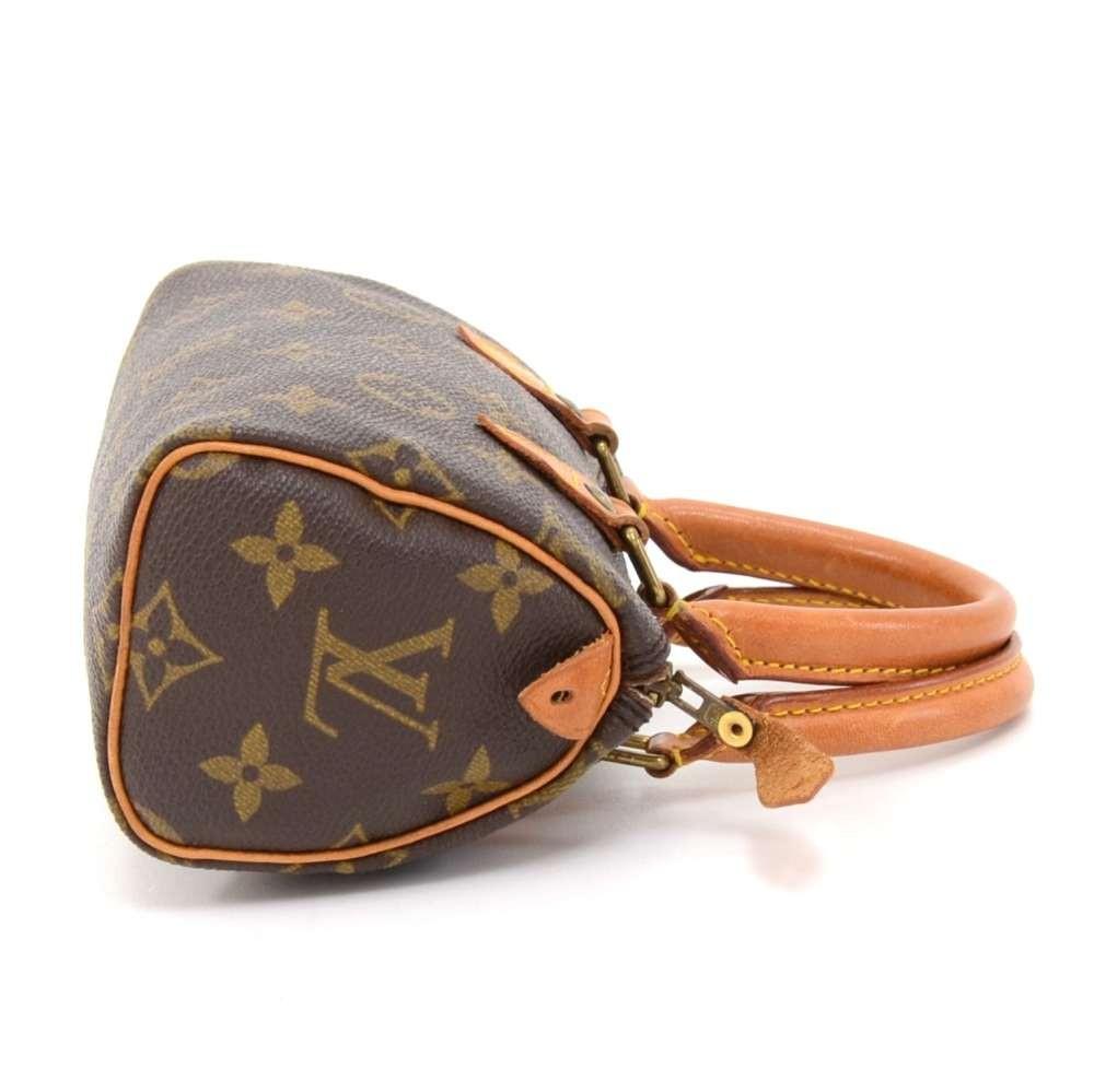 Louis Vuitto Mini Speedy Sac HL Monogram Canvas Handbag with Strap
