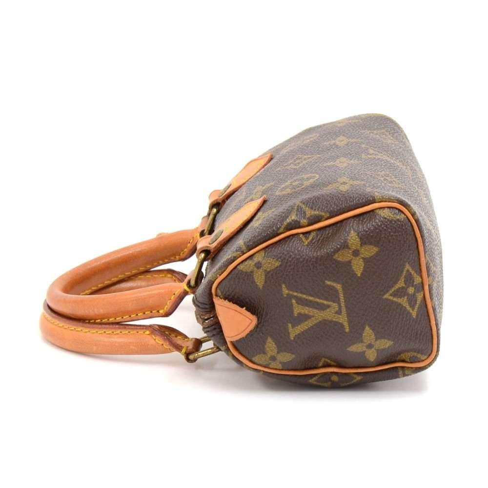 Louis Vuitto Mini Speedy Sac HL Monogram Canvas Handbag with Strap