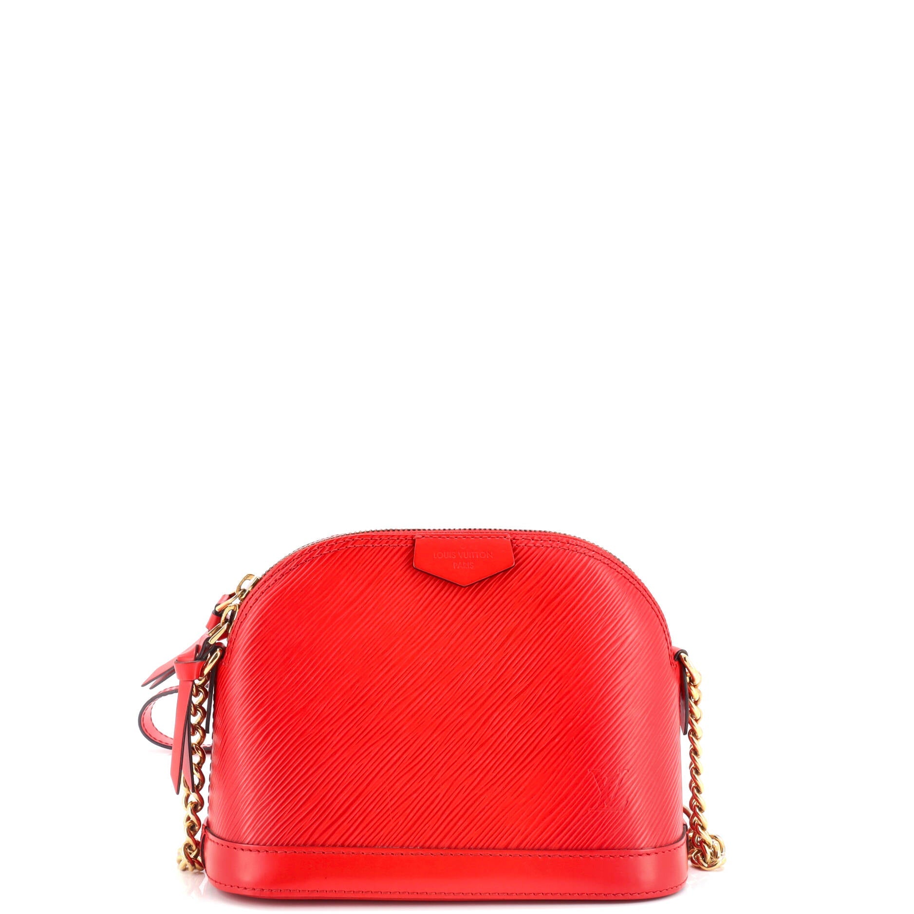 Louis Vuitton Alma Chain Handbag Epi Leather Mini