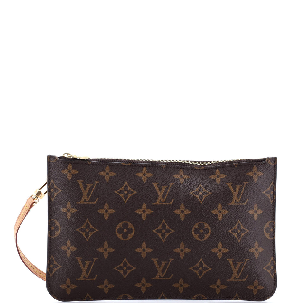 Louis Vuitton Neverfull Pochette Monogram Canvas Large