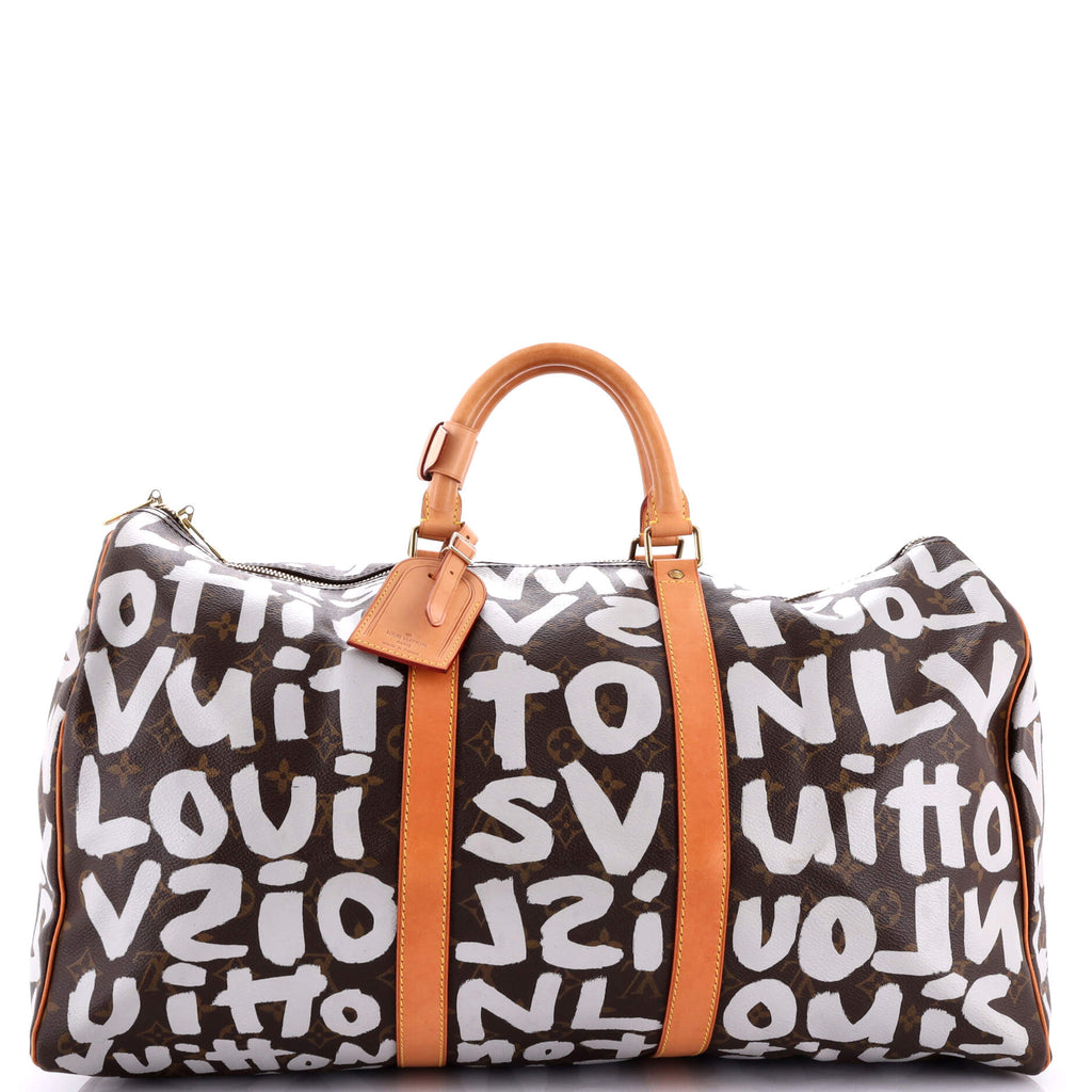 Louis Vuitton Keepall Bag Limited Edition Monogram Graffiti 50