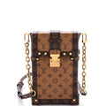 Louis Vuitton Vertical Trunk Pochette Reverse Monogram Canvas