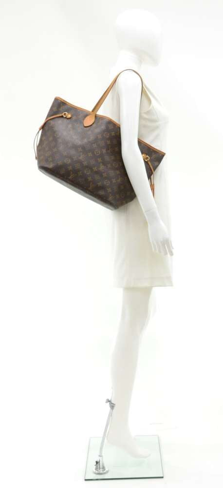 Louis Vuitto Neverfull MM Monogram Canvas Tote Bag