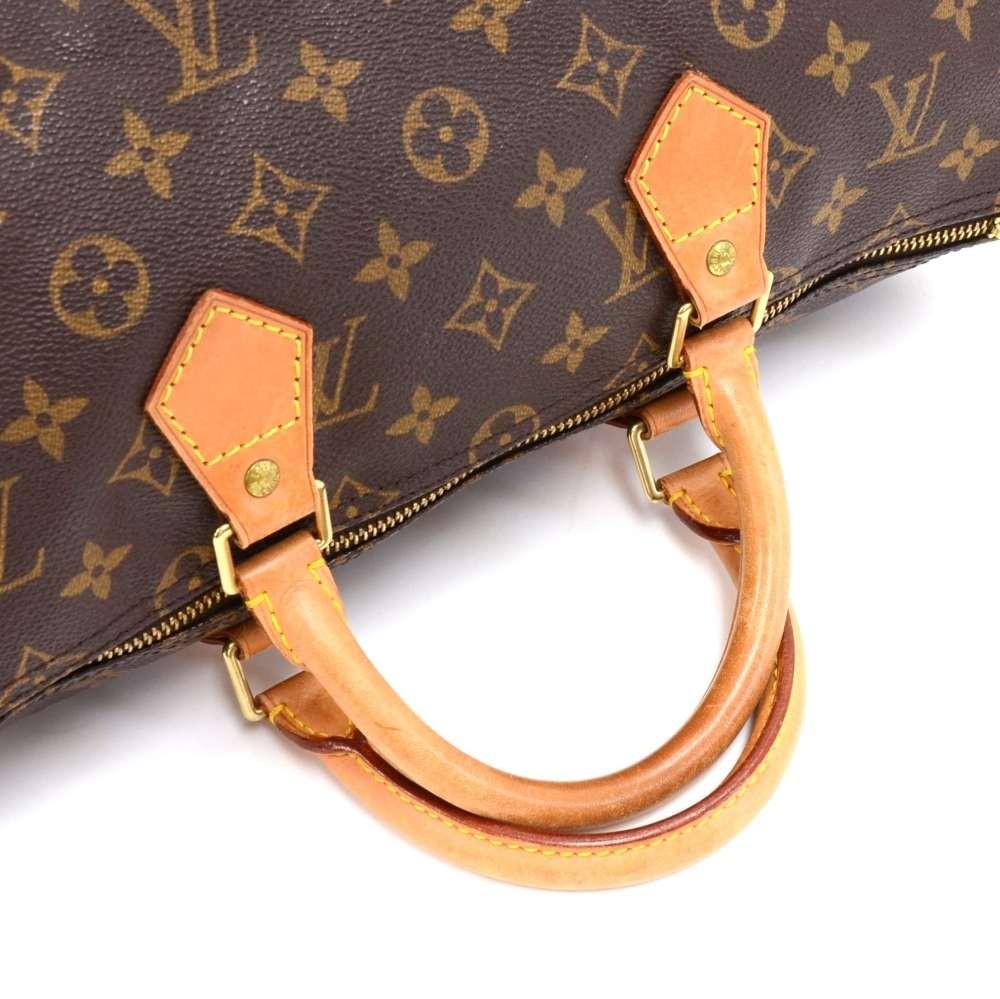 Louis Vuitto Speedy 35 Monogram Canvas City Handbag