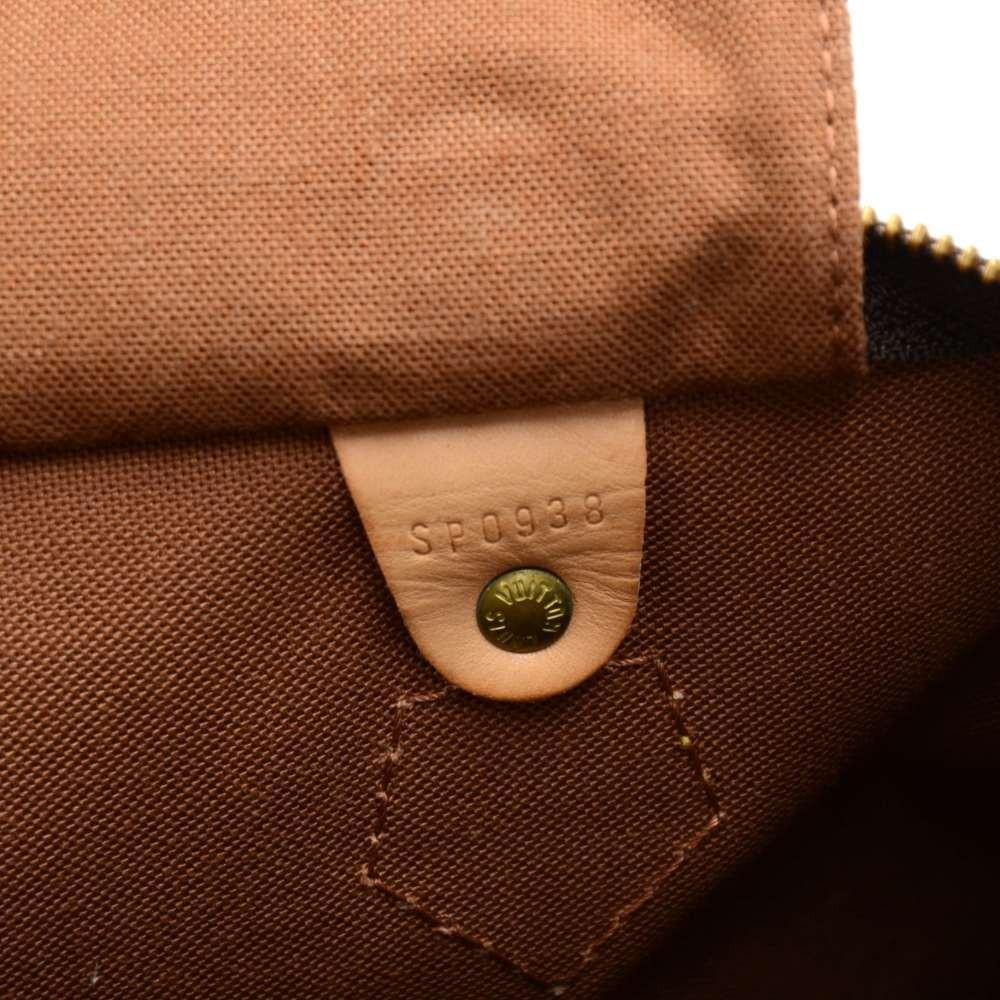 Louis Vuitto Speedy 35 Monogram Canvas City Handbag