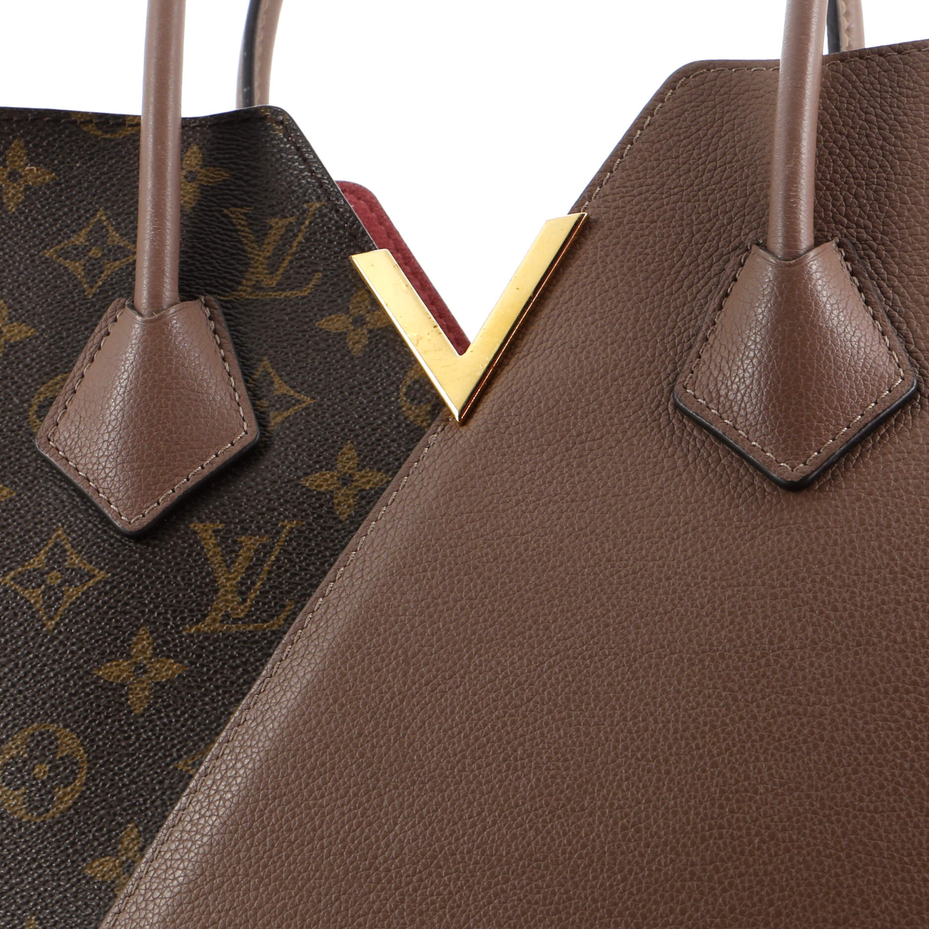 Louis Vuitton Kimono Handbag Monogram Canvas and Leather MM