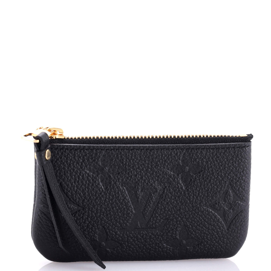 Louis Vuitton Zip Key Pouch Monogram Empreinte Leather