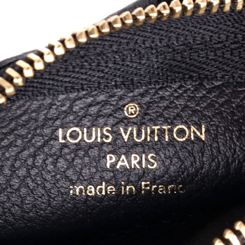 Louis Vuitton Zip Key Pouch Monogram Empreinte Leather