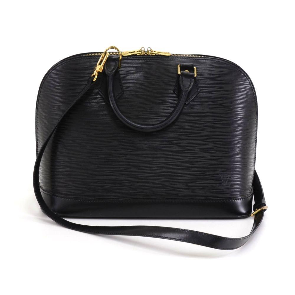 Louis Vuitto Alma Epi Leather Handbag with Strap