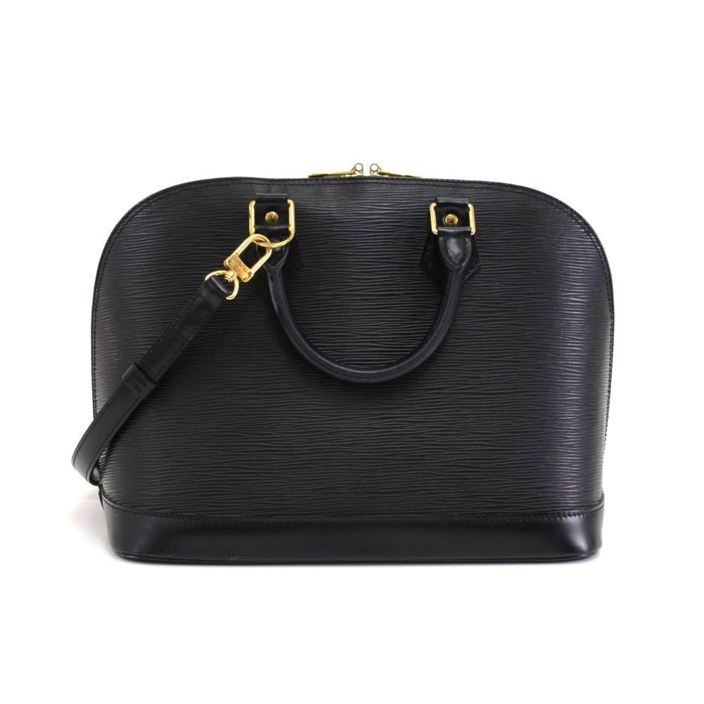 Louis Vuitto Alma Epi Leather Handbag with Strap